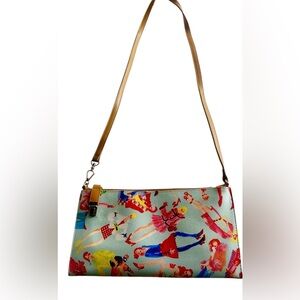 Sydney Love Rare Leather Shoulder Bag.. Hard to Find. 11.5” x 6” Vintage!!